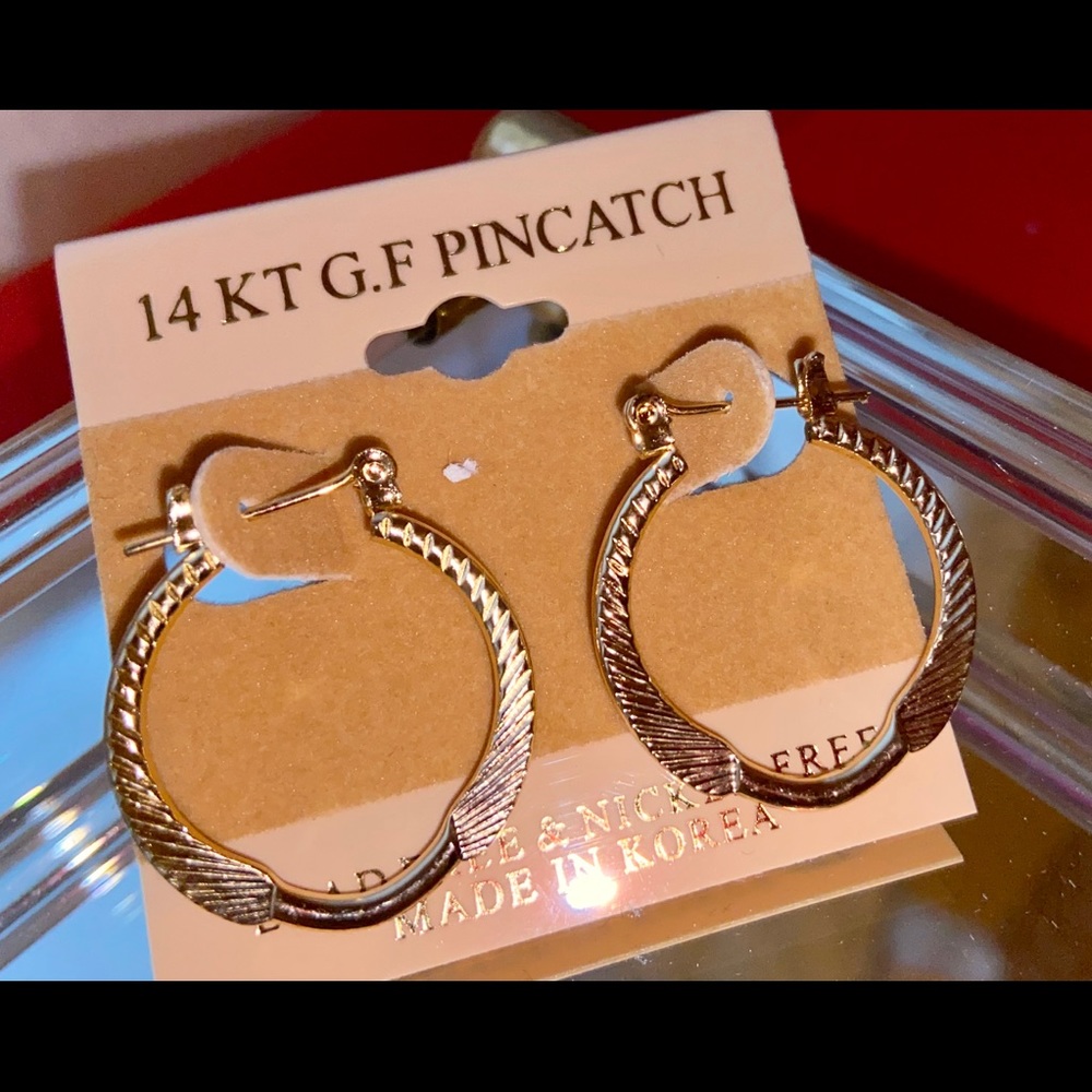 Small hoop earrings